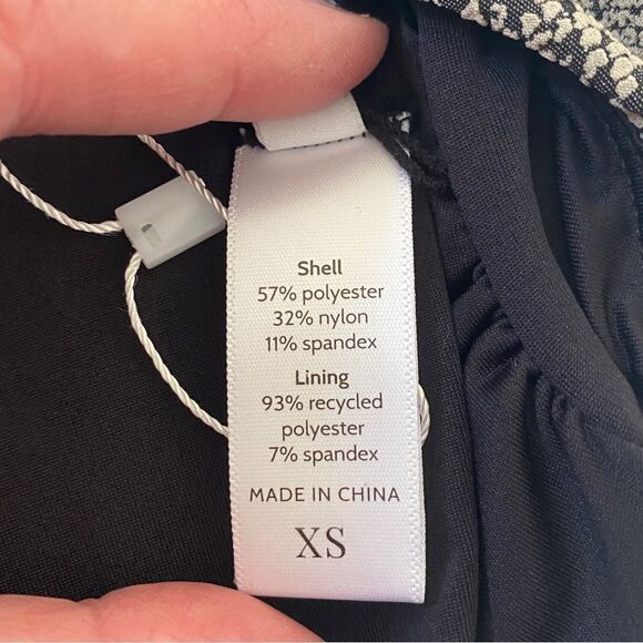 Andie Snakeskin Print Strapless Scala Bandeau Bikini Top Sz XS NWT - Picture 9 of 16